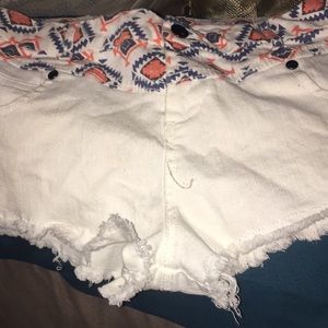 Harlow low rise cut off shorts